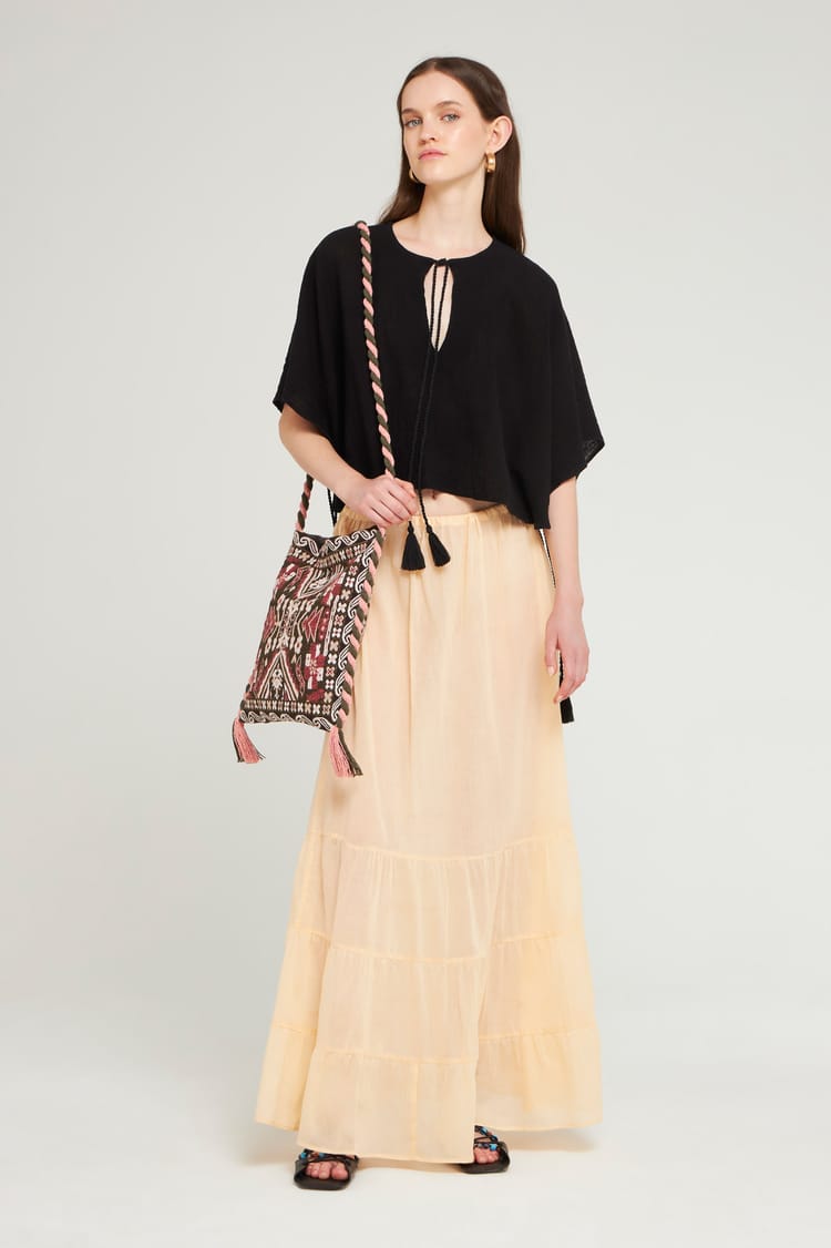 antik batik Sac à bandoullière en Coton tissé