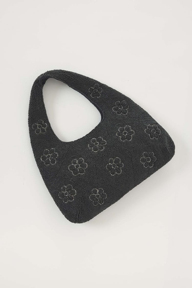 Antik Batik Sac Brodé Marguerite