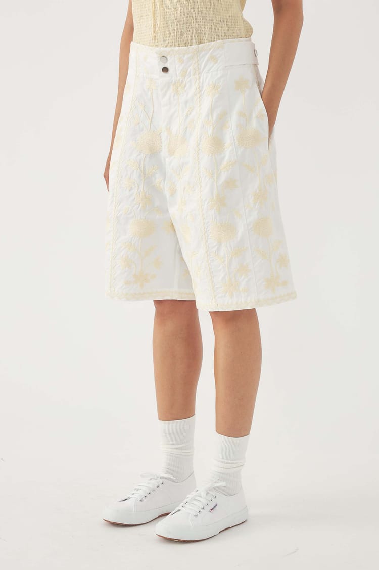 Antik Batik Short Brodé Winna