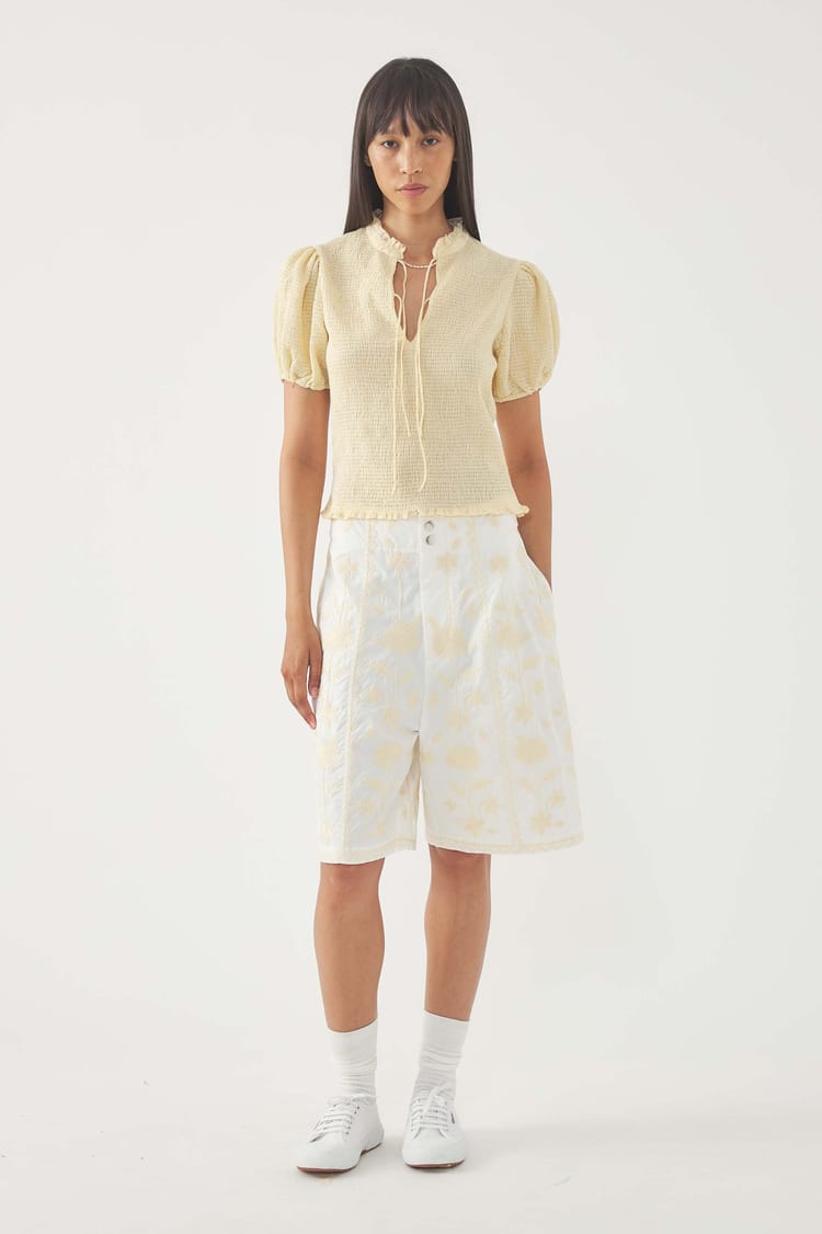 antik batik Short brodé Winna