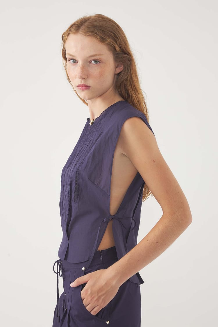 Antik Batik Top Brodé Lola