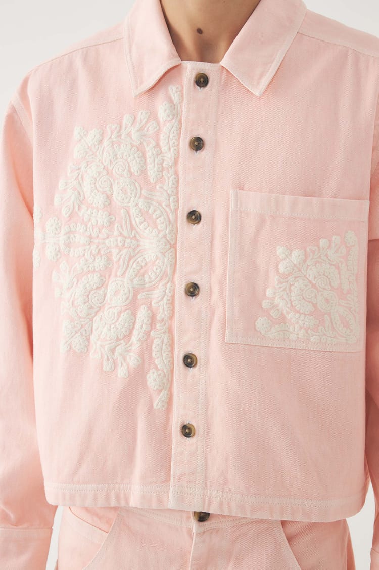 Antik Batik Veste Brodée Adonis