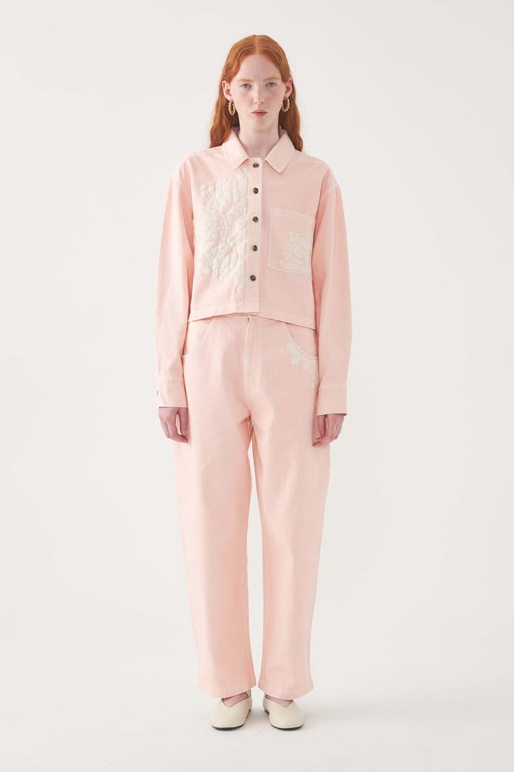 antik batik Veste brodée Adonis