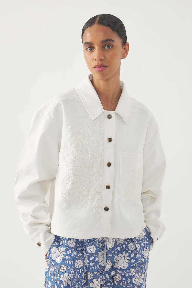 Antik Batik Veste Brodée Adonis