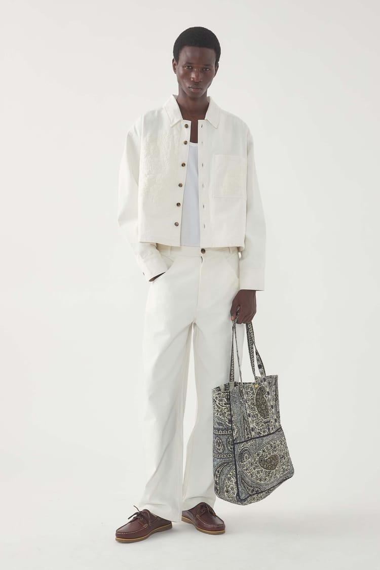 antik batik Veste brodée Adonis