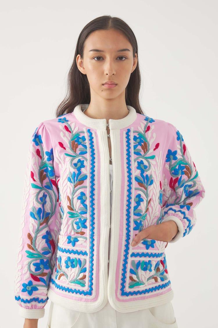 Antik Batik Veste Brodée Hendrix