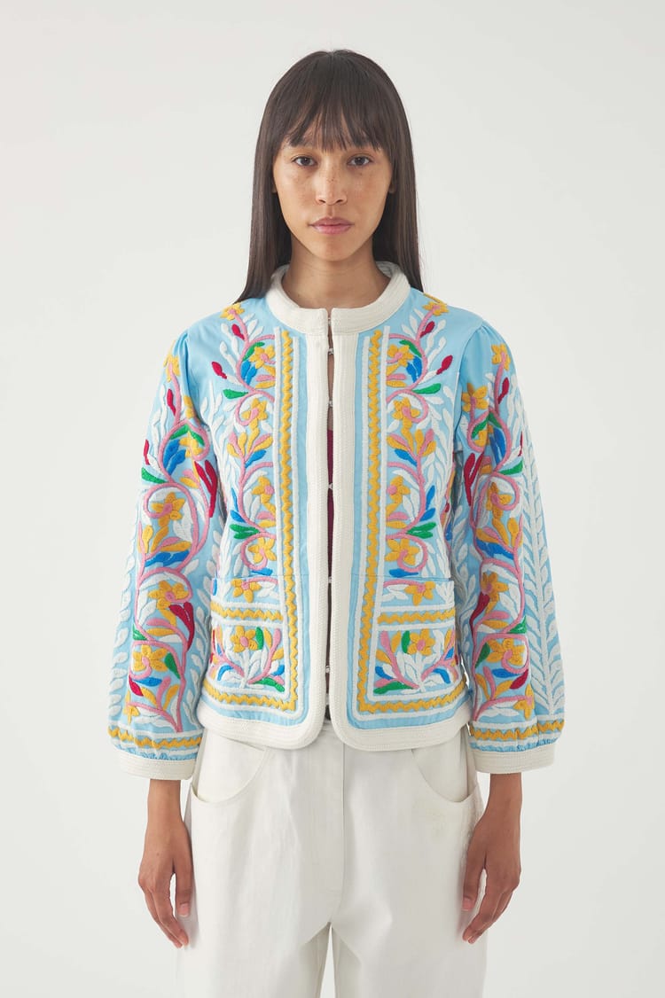 Antik Batik Veste Brodée Hendrix