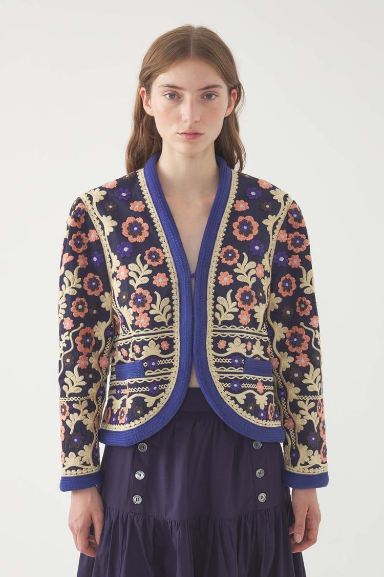 Antik Batik Veste Brodée Ossie