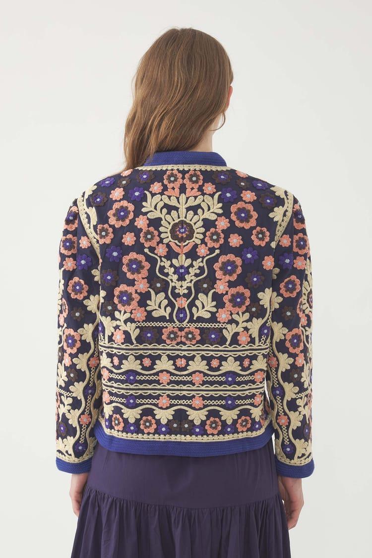 Antik Batik Veste Brodée Ossie