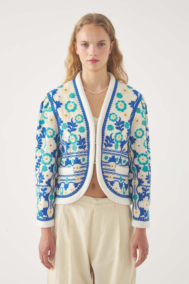 Antik Batik Veste Brodée Ossie