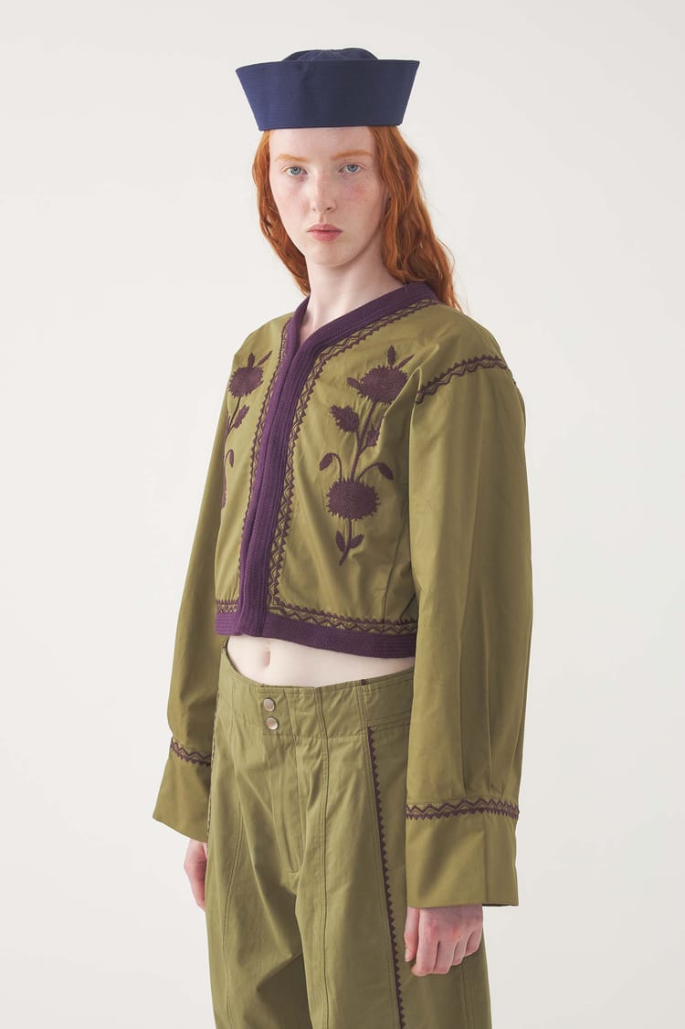 Antik Batik Veste Brodée Winna