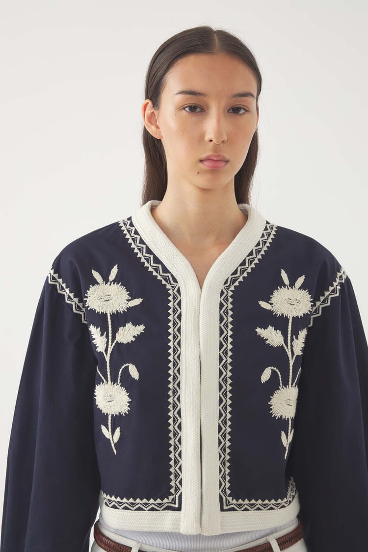 Antik Batik Veste Brodée Winna