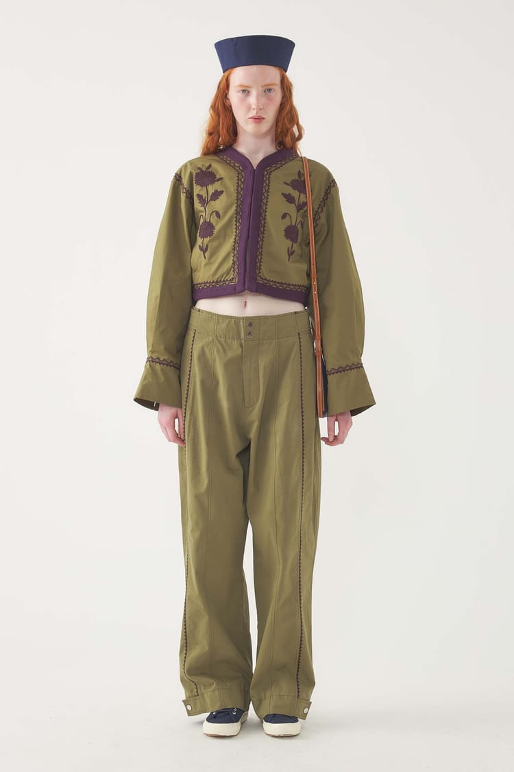 antik batik Veste brodée Winna