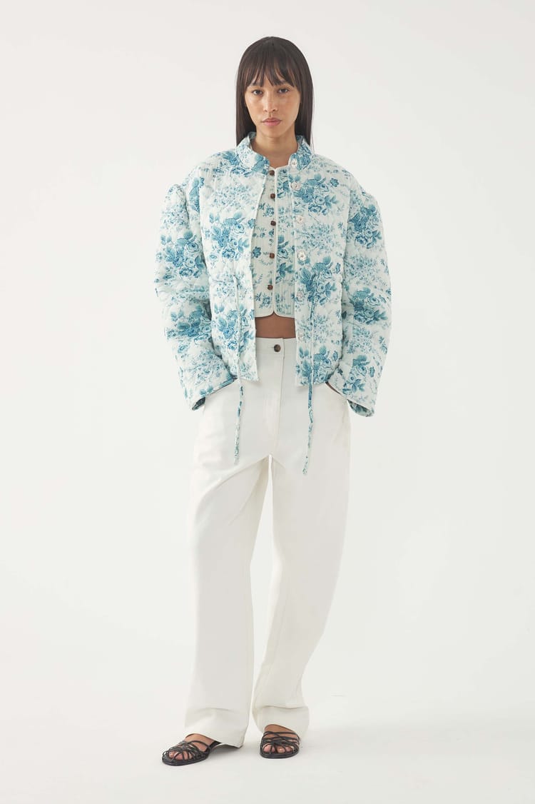 antik batik Veste Cinz