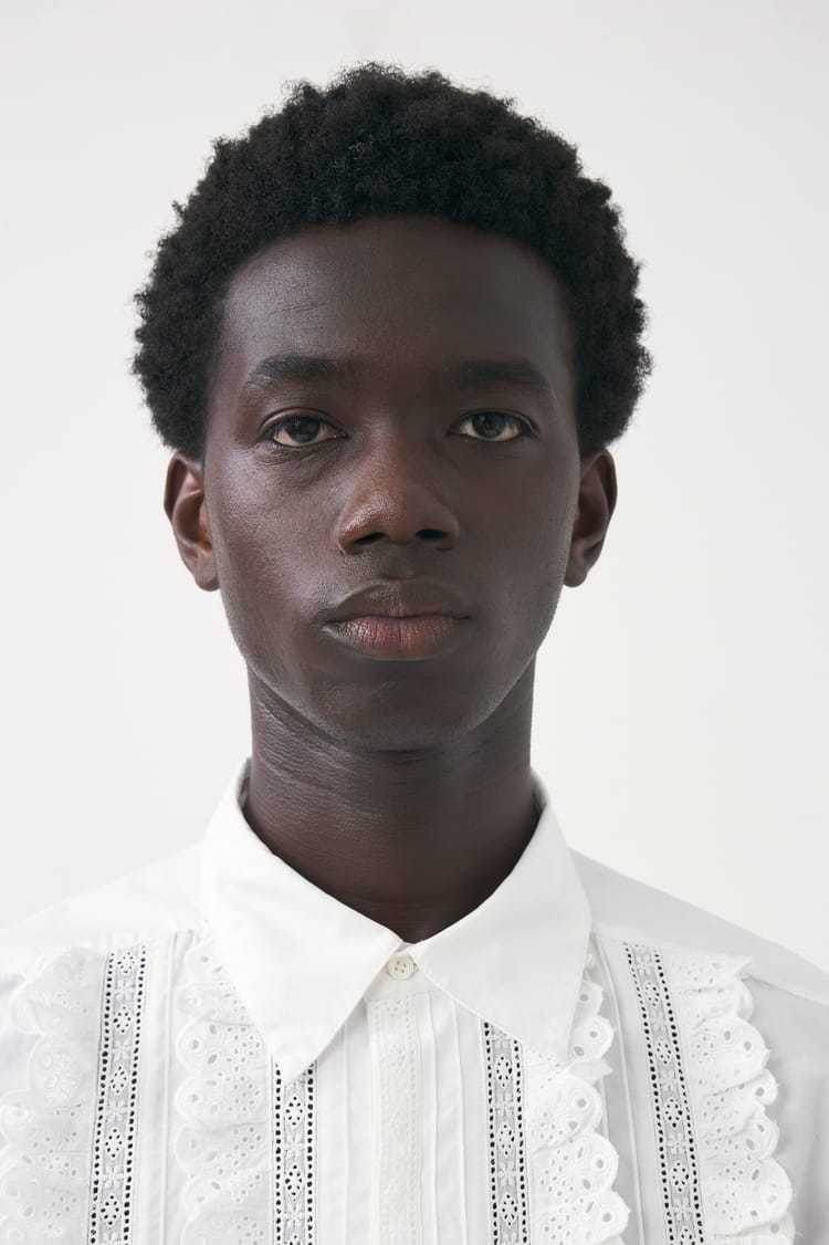 Antik Batik Chemise Blanche En Popeline De Coton Dentelle