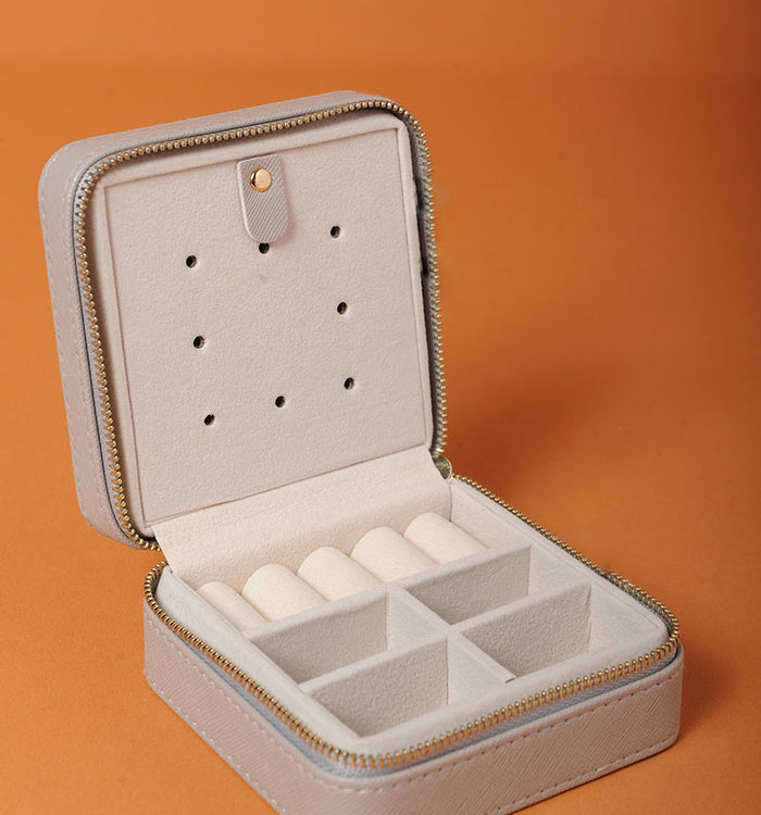 Antoinette Ameska Boite à Bijoux Taupe