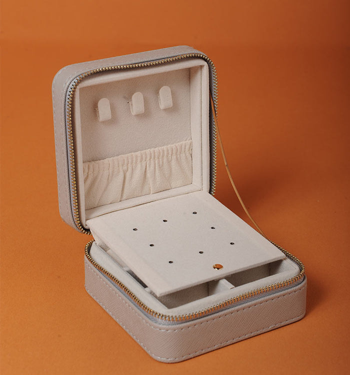 Antoinette Ameska Boite à Bijoux Taupe