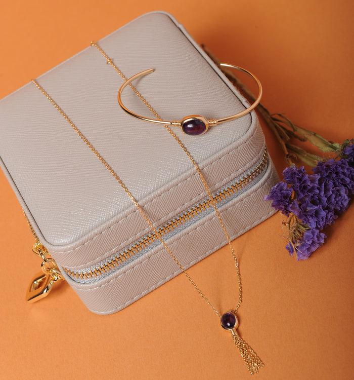 antoinette ameska Boite à Bijoux Taupe