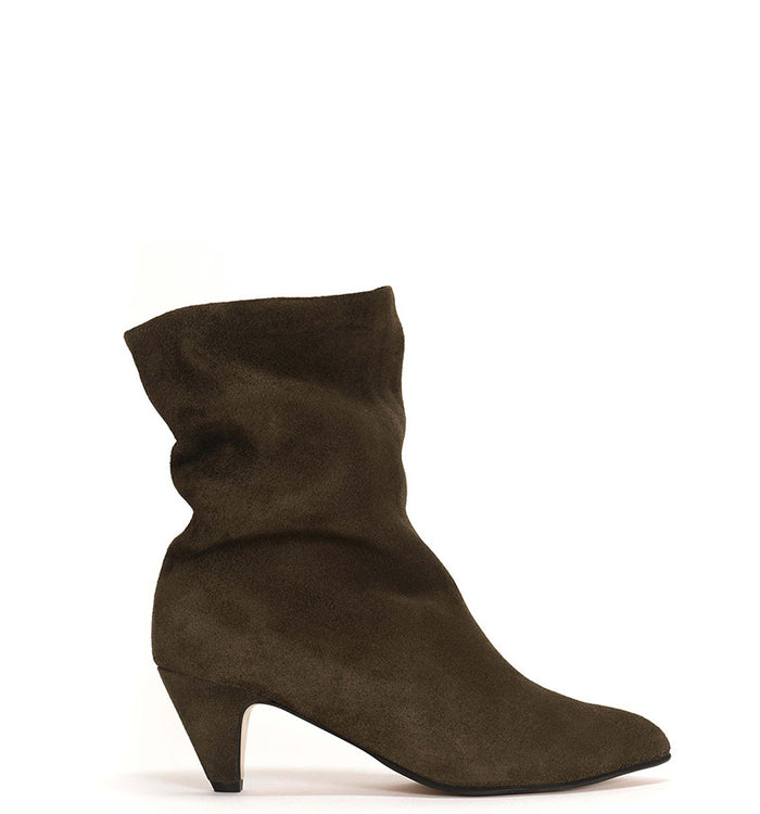 antoinette ameska Boots VULLY Kaki (velours)