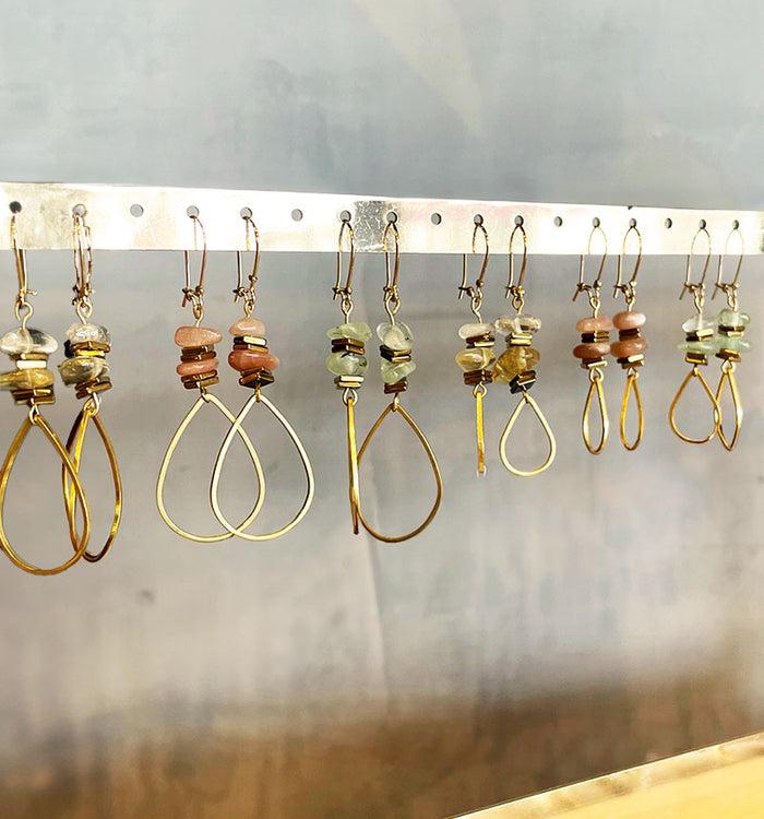 Antoinette Ameska Boucles D'Oreilles GABY 01 Jaune