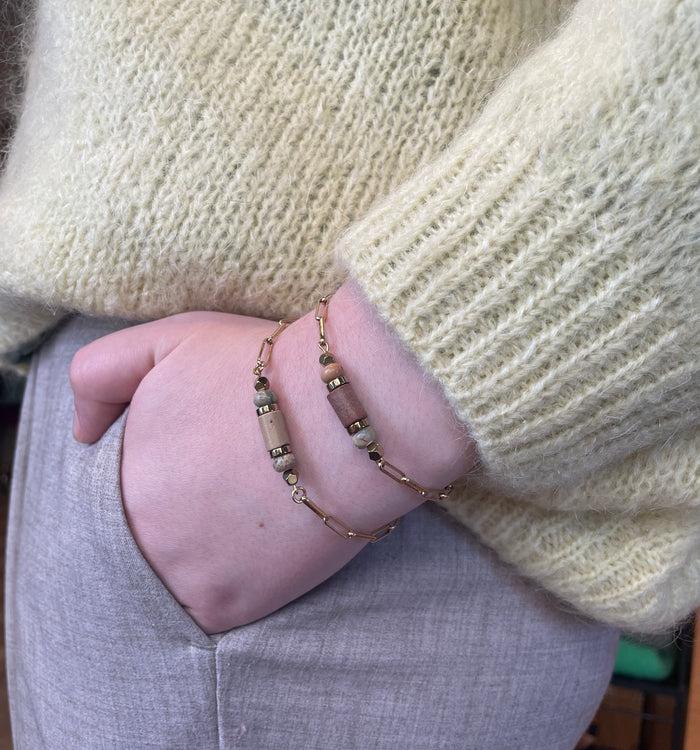 Antoinette Ameska Bracelet AURORE 02 Beige