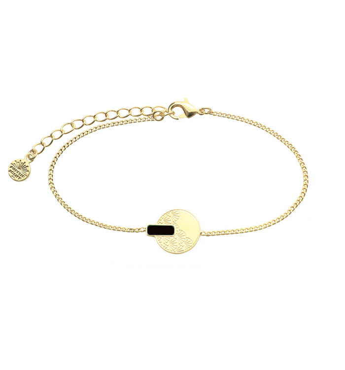 Antoinette Ameska Bracelet KYOTO Email Noir