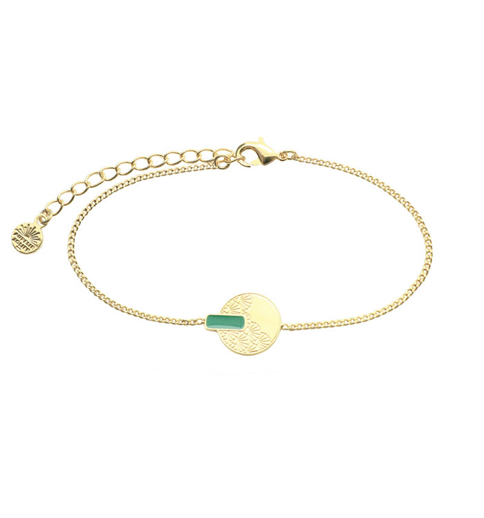Antoinette Ameska Bracelet KYOTO Email Vert
