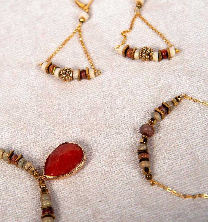 Antoinette Ameska Collier ANAIS Terracota