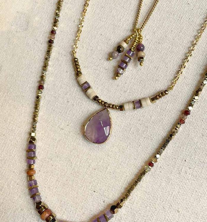 Antoinette Ameska Collier ANAIS Violet