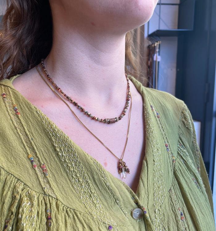 Antoinette Ameska Collier AURORE 01 Terracota