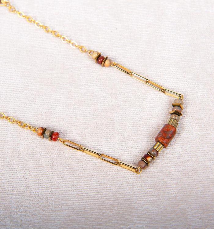 Antoinette Ameska Collier AURORE 02 Terracota