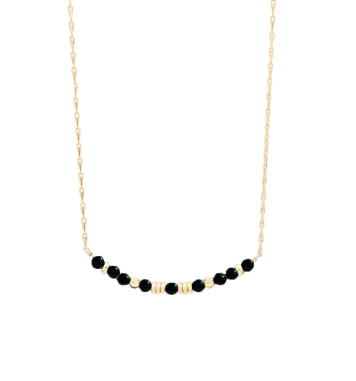 Antoinette Ameska Collier Court SAKURA Onyx Noir