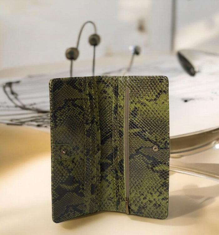 Antoinette Ameska Compagnon IBIZA Kaki Python