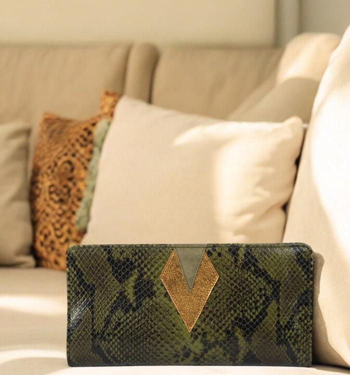 antoinette ameska Compagnon IBIZA Kaki Python