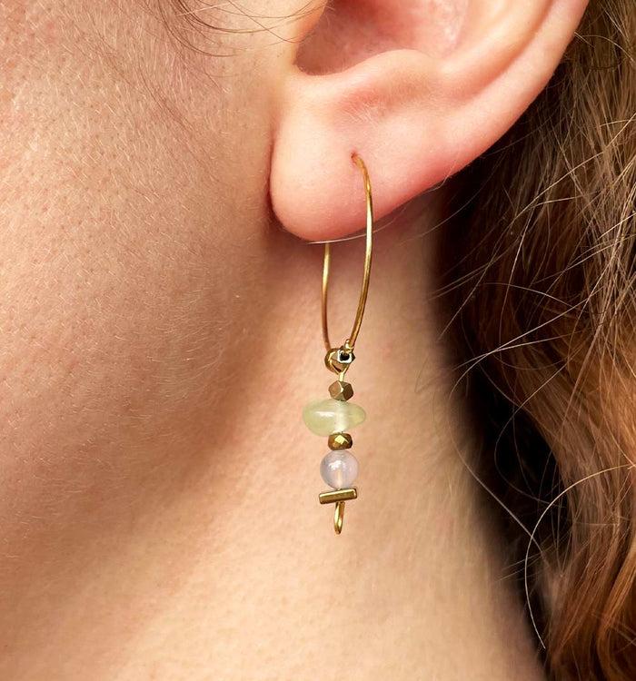 Antoinette Ameska Créoles AURORE 02 Vert D'eau