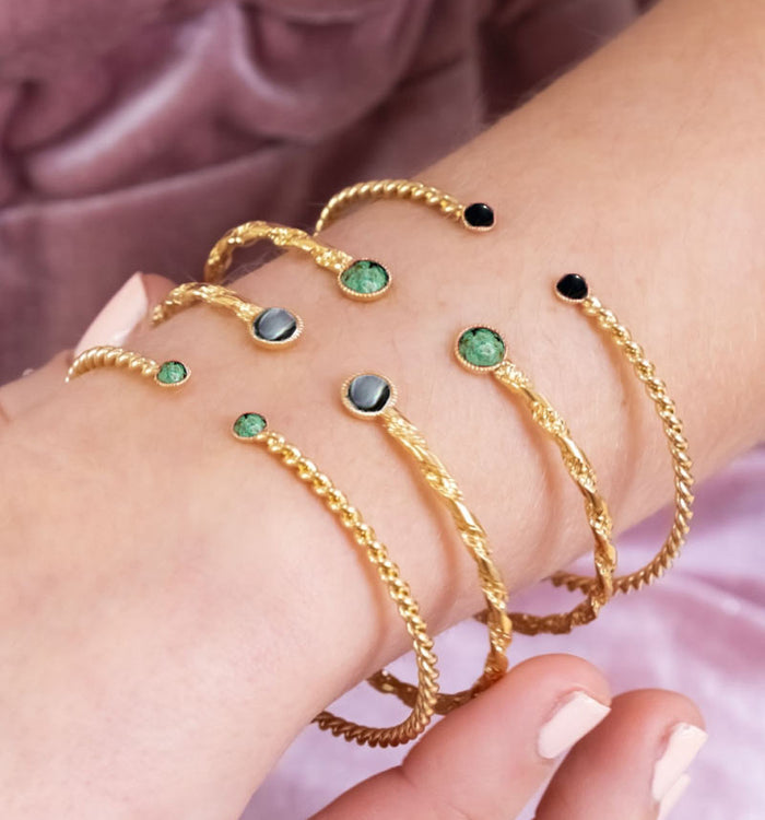 Antoinette Ameska Jonc ANGELA Nacre Grise