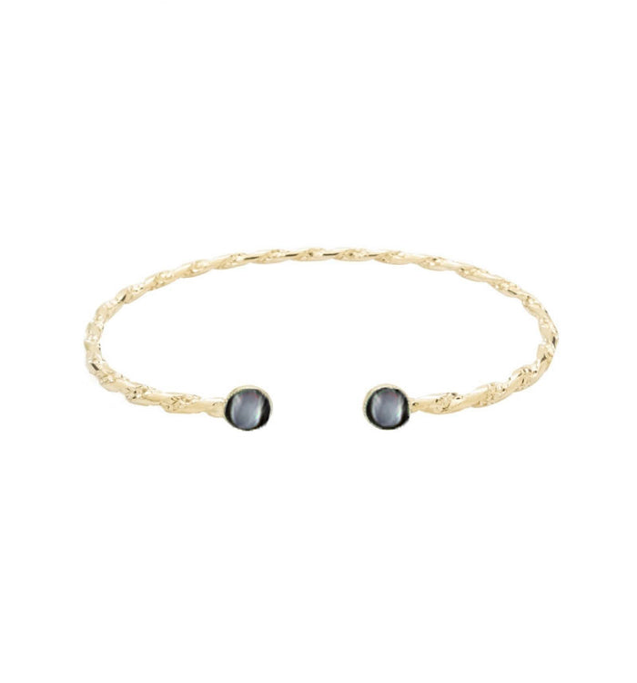 Antoinette Ameska Jonc ANGELA Nacre Grise