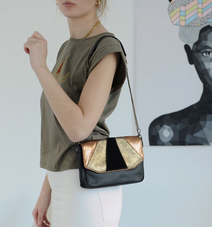 Antoinette Ameska Petit Sac AVOLA Bronze