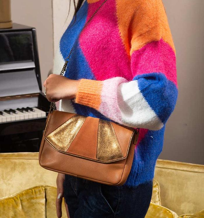 Antoinette Ameska Petit Sac AVOLA Camel/Bronze