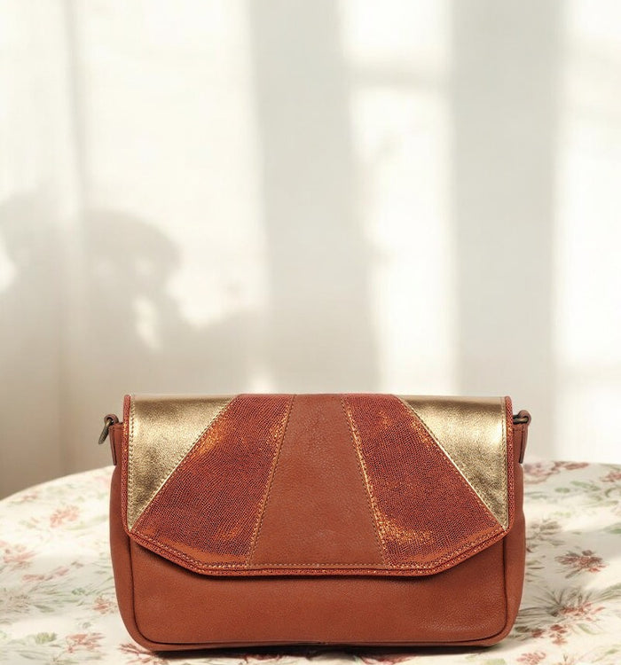 Antoinette Ameska Petit Sac AVOLA Tabac