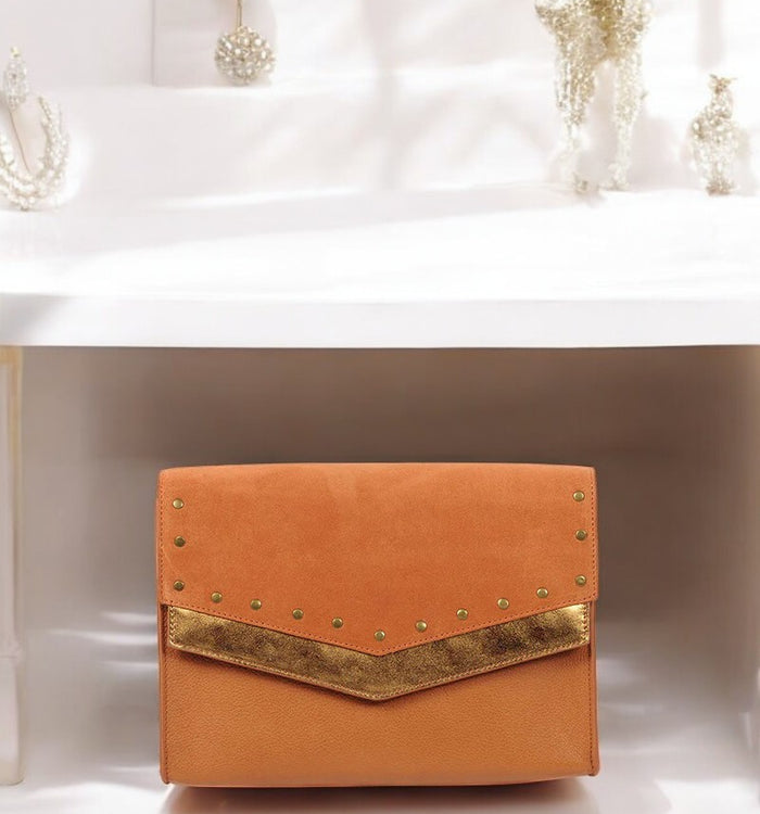 Antoinette Ameska Petit Sac LANNA Noisette/Bronze