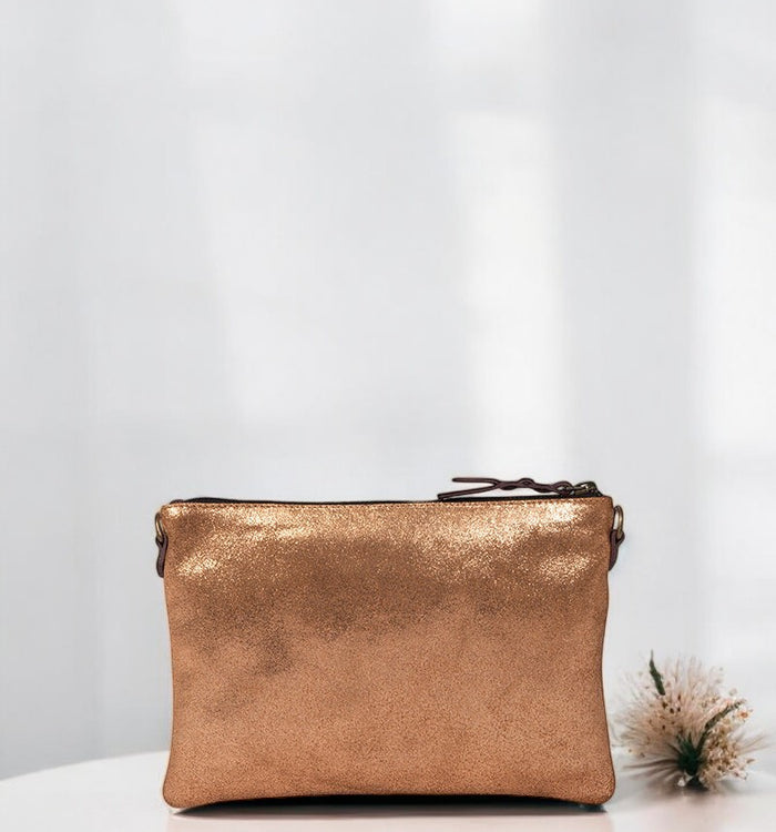 Antoinette Ameska Pochette LOUXOR Bordeaux/Agrume