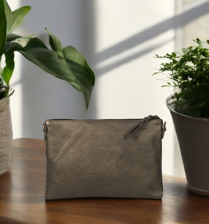 Antoinette Ameska Pochette LOUXOR Léopard Noir