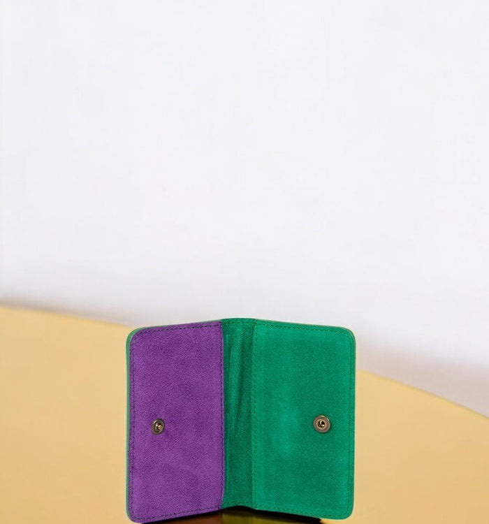 Antoinette Ameska Porte-carte BILBAO Vert/Violet
