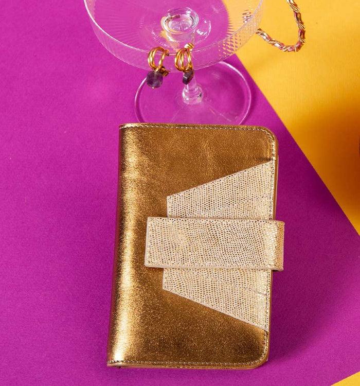 Antoinette Ameska Portefeuille TOKYO Bronze