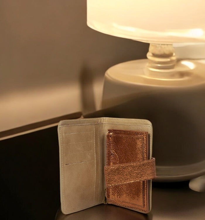 antoinette ameska Portefeuille TOKYO Taupe/Cuivre