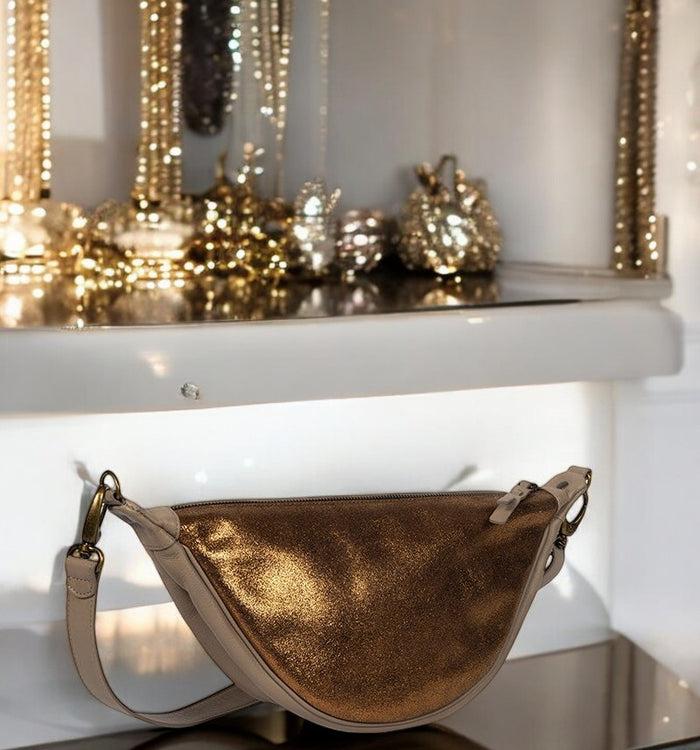 Antoinette Ameska Sac Banane PIANA Grès/Bronze