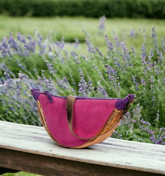 Antoinette Ameska Sac Banane PIANA Rose/Violet