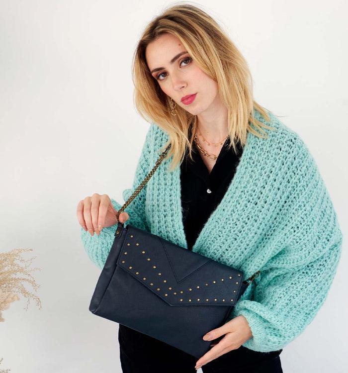 Antoinette Ameska Sac NORA Bleu Indigo