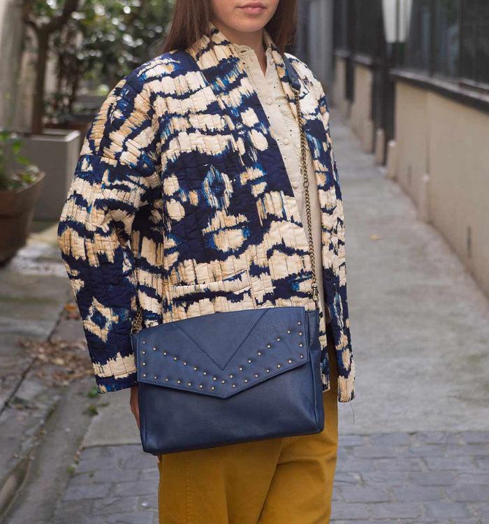 Antoinette Ameska Sac NORA Bleu Indigo